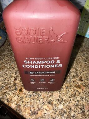 Eddie Bauer Sandalwood Shampoo & Conditioner - Deep Maroon